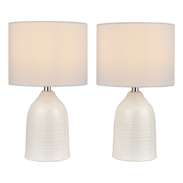 (image for) Laura Ashley Penny Table Lamp Cream With Shade